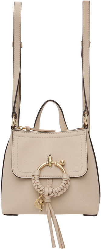 Photo: See by Chloé Beige Small Joan Backpack