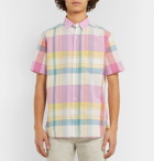 Beams Plus - Button-Down Collar Checked Cotton Shirt - Pink