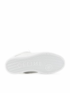 CELINE - Logo-Embroidered Mesh-Panelled Leather Sneakers - White