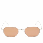 Cutler and Gross 0005 Sunglasses in Rhodium 