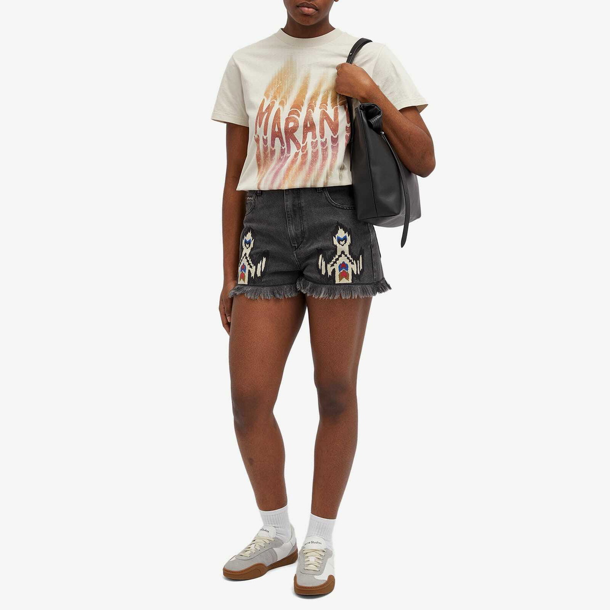 Isabel Marant Étoile Women's Zoeline Spray Logo T-Shirt in