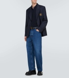 Miu Miu Logo cotton piqué polo shirt