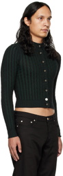 Cormio Black & Green Gabriela Cardigan