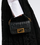 Fendi Baguette® Mini leather top-handle bag