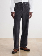 mfpen - Generation Straight-Leg Cotton-Corduroy Trousers - Gray