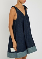 3.1 Phillip Lim Trapeze Denim Mini Dress Indigo