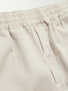 Carhartt WIP - Flint Straight-Leg Garment-Dyed Organic Cotton-Twill Trousers - Neutrals