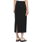 The Row Black Virgin Wool Matias Skirt