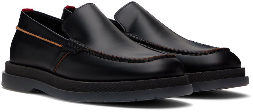 Hugo Black Slip-On Loafers Hugo Boss