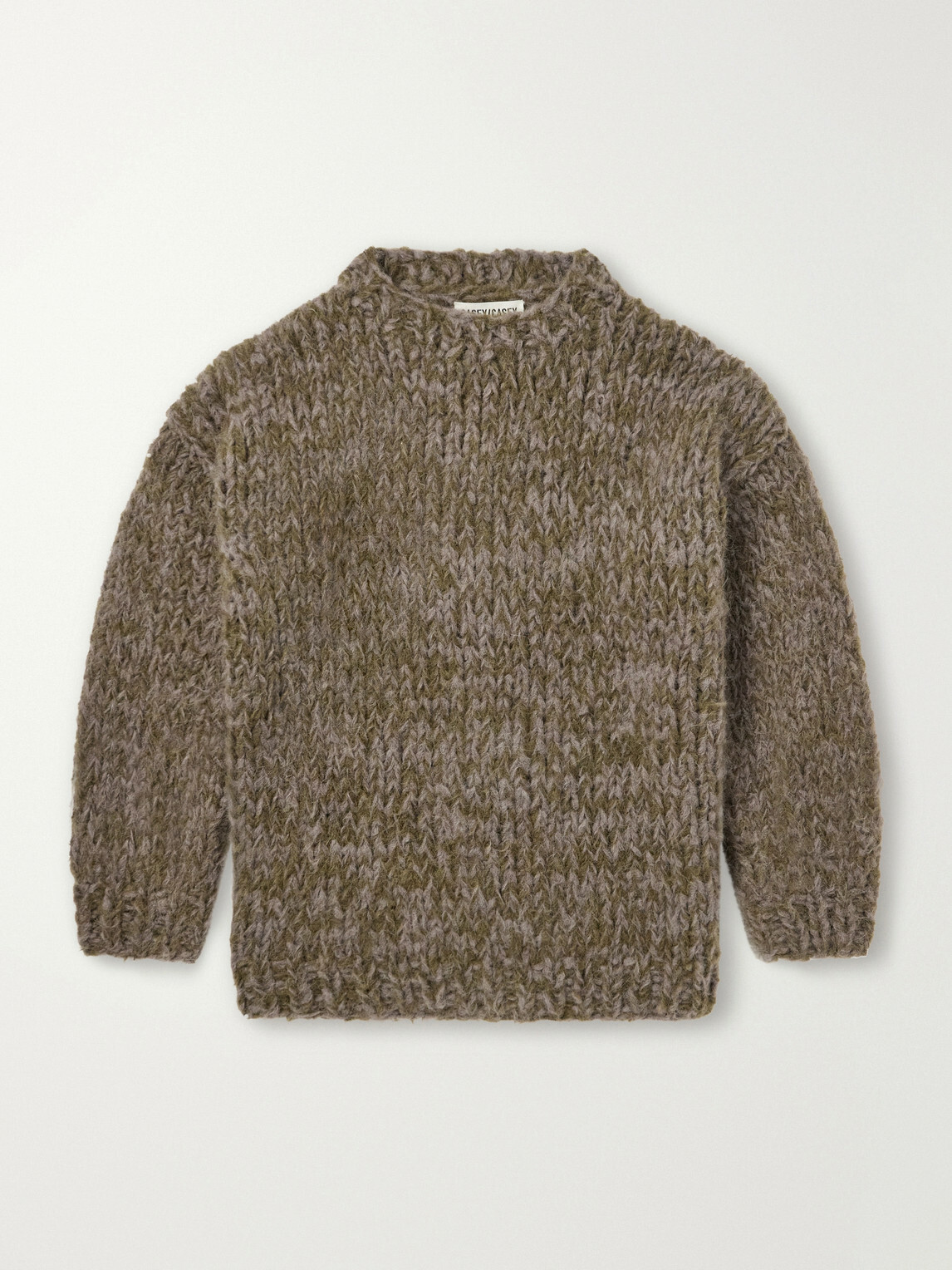 Casey Casey - Wei Brushed Alpaca-Blend Sweater - Green