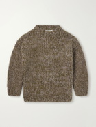 Casey Casey - Wei Brushed Alpaca-Blend Sweater - Green