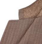 Gucci - Brown Slim-Fit Striped Herringbone Wool-Blend Blazer - Brown