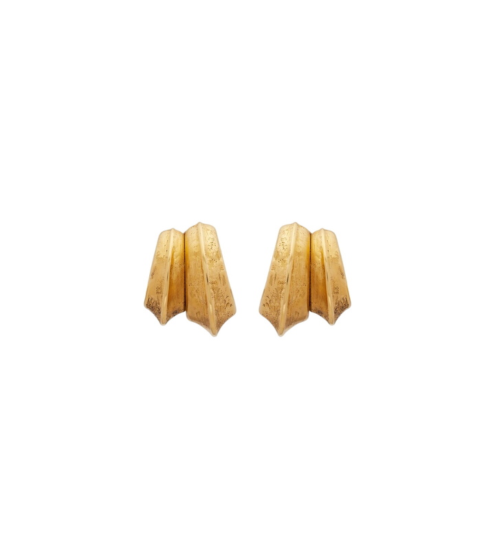 Photo: Saint Laurent Double Blade clip-on earrings