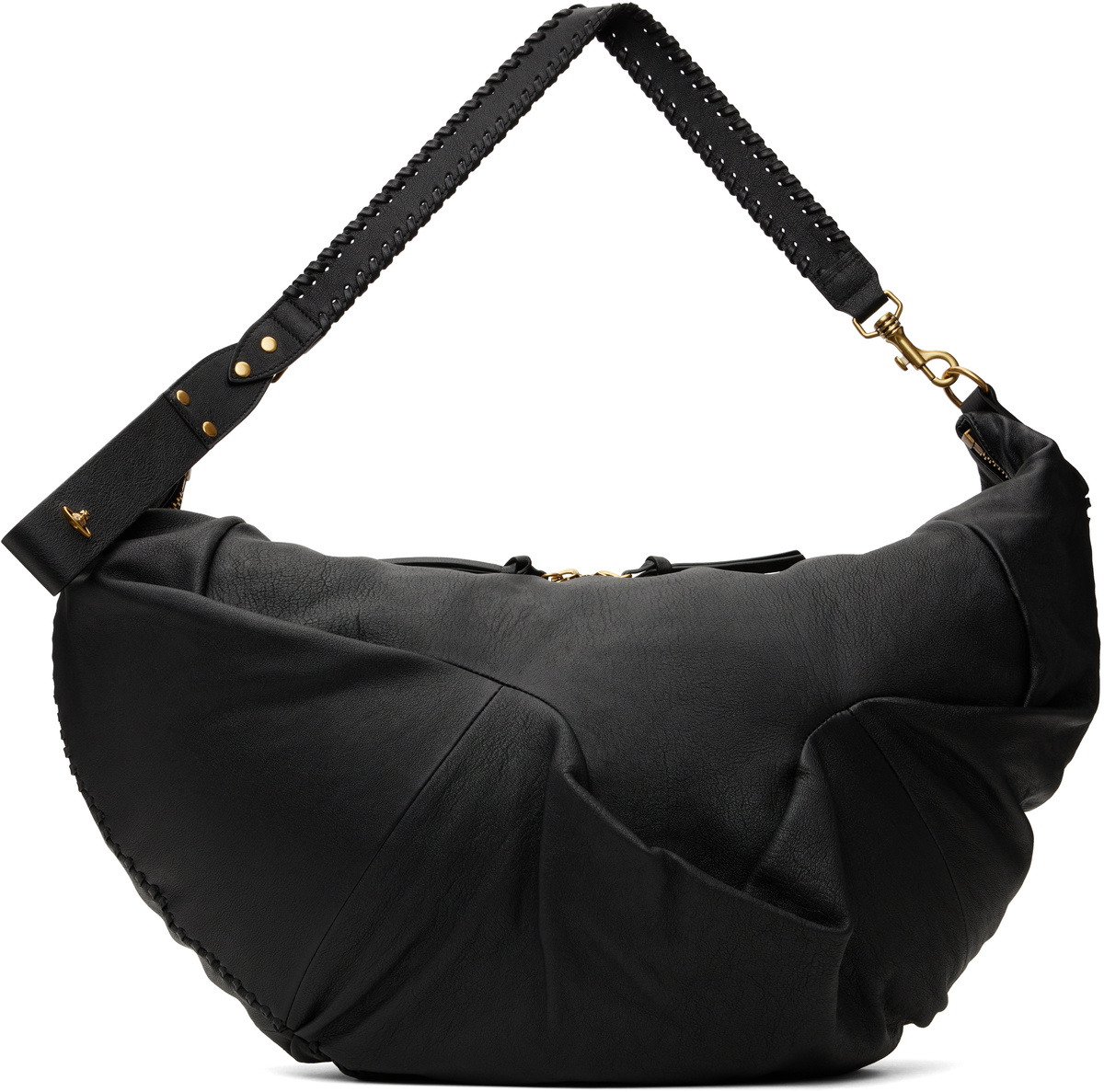 ★Vivienne Westwood★ Sam Cross Bag Black 4C020001US000DN403 Black Sam Crossbody Bag by Vivienne Westwood on Sale