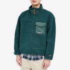 Neighborhood Men's Boa Fleece Jacket in Green