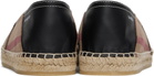 Burberry Brown Vintage Check Espadrilles
