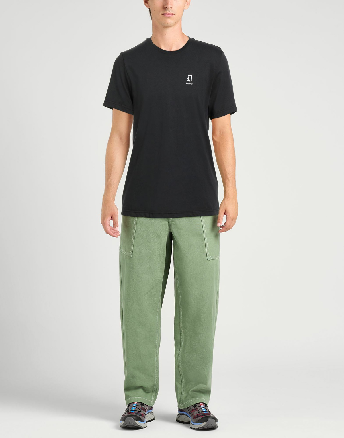 Dondup Mens T-shirt Charcoal