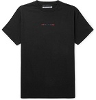1017 ALYX 9SM - Printed Cotton-Blend Jersey T-Shirt - Black