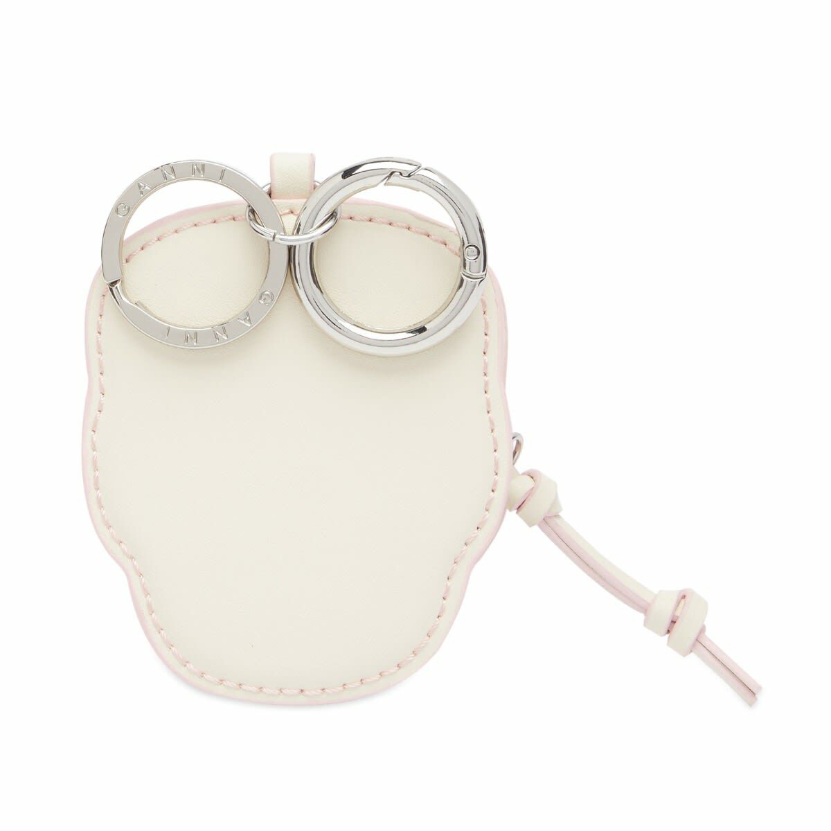 Ganni Key Chains Pink Nectar/キーホルダー バックチャーム GANNI Women's Funny Keyring Coin Purse in Pink Nectar GANNI