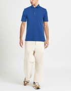 Drumohr Mens Polo shirt Bright in Blue