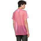 Helmut Lang Pink Organza Masc Little T-shirt