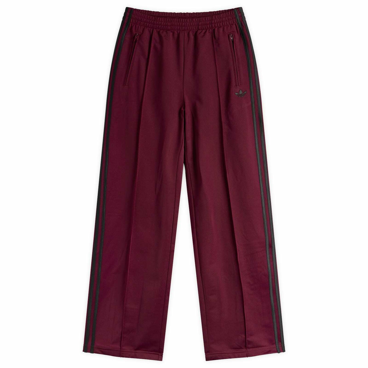 Adidas Women's Firebird Loose Track Pant in Maroon/Black
