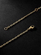 JIA JIA - Triple Bar Gold, Crystal Quartz and Emerald Necklace