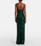 Jenny Packham Fleur sequined gown