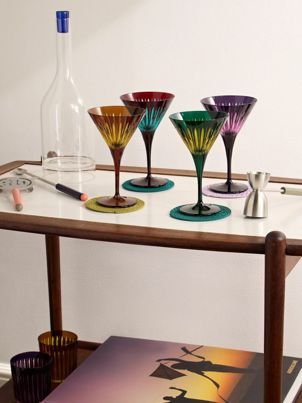 Photo: L'Objet - Prism Set of Four Martini Glasses