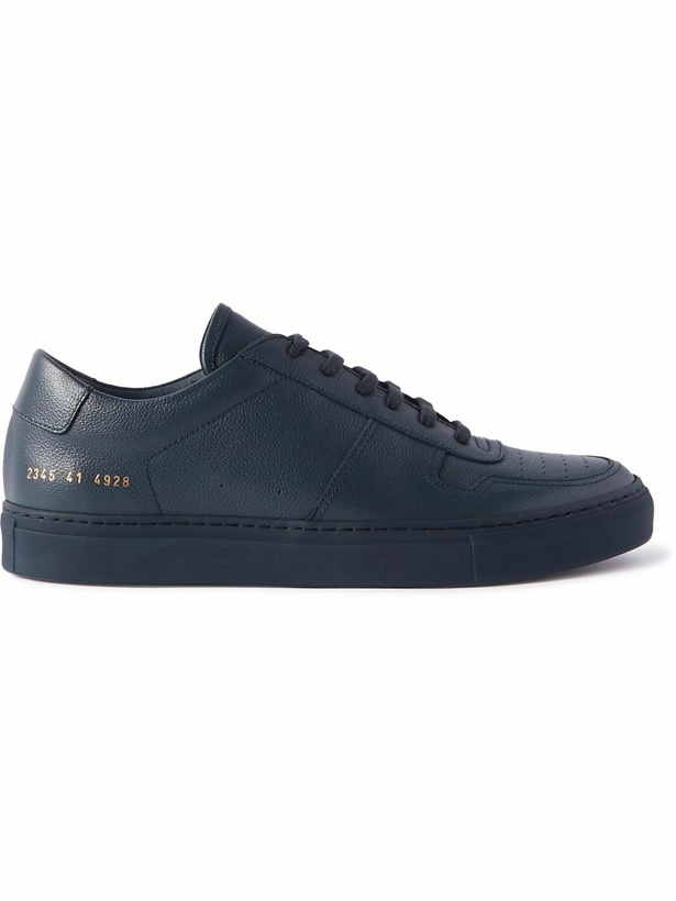 Photo: Common Projects - BBall Full-Grain Leather Sneakers - Blue