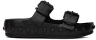 At.Kollektive Black Natacha Ramsay Levi Edition Studded Two Sandals