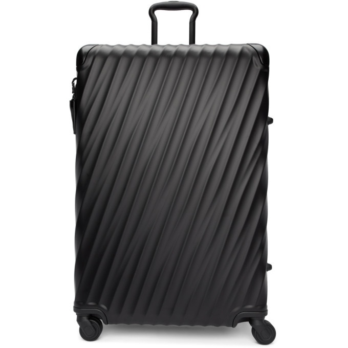 Photo: Tumi Black Aluminum Extended Trip Packing Suitcase
