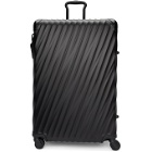 Tumi Black Aluminum Extended Trip Packing Suitcase