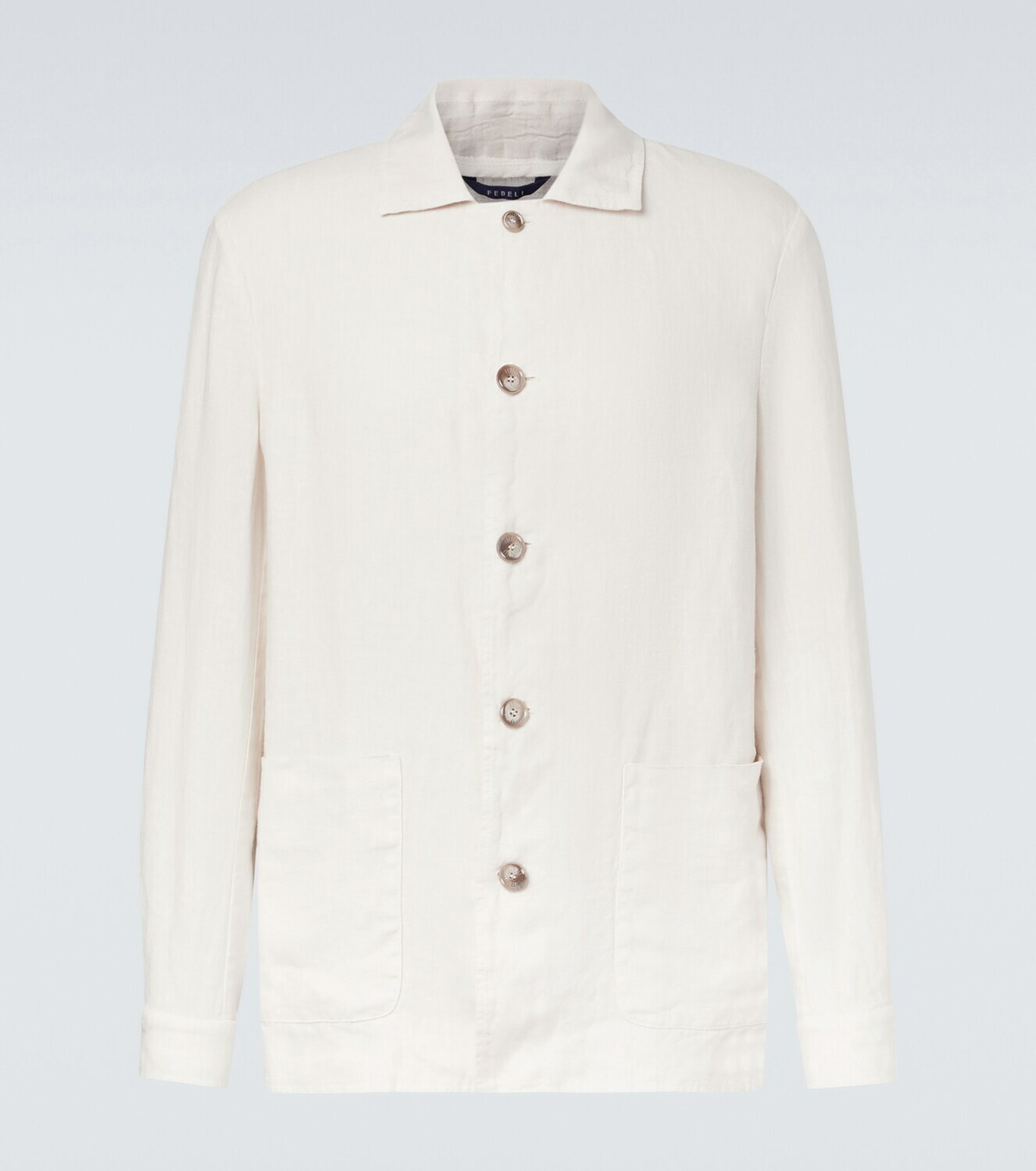Fedeli Oxford linen jacket