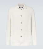 Fedeli Oxford linen jacket