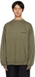 Balenciaga Khaki Oversized Strike 1917 Sweatshirt