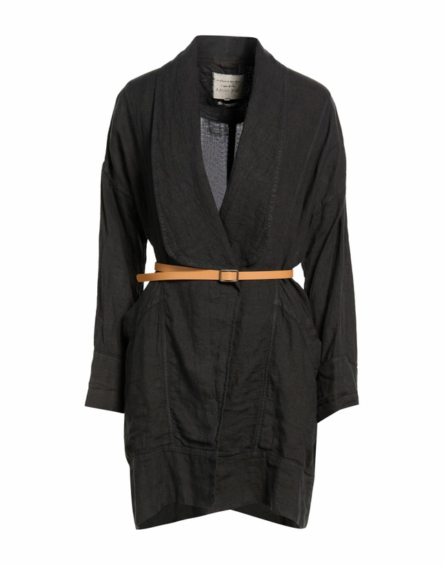 Photo: Alessia Santi Womens Overcoat & Trench Coat Charcoal