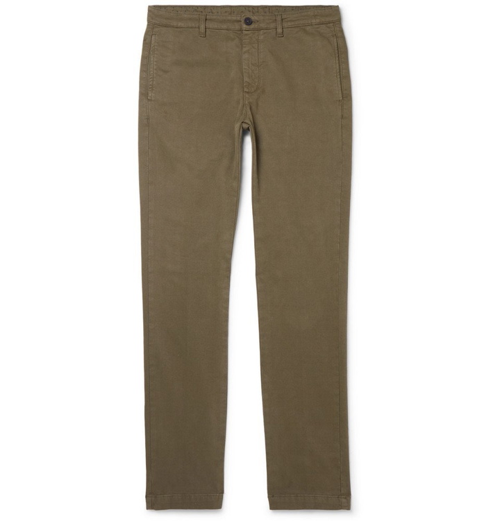 Photo: Massimo Alba - Cotton-Blend Trousers - Army green