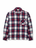 CELINE - Checked Cashmere Overshirt - Red