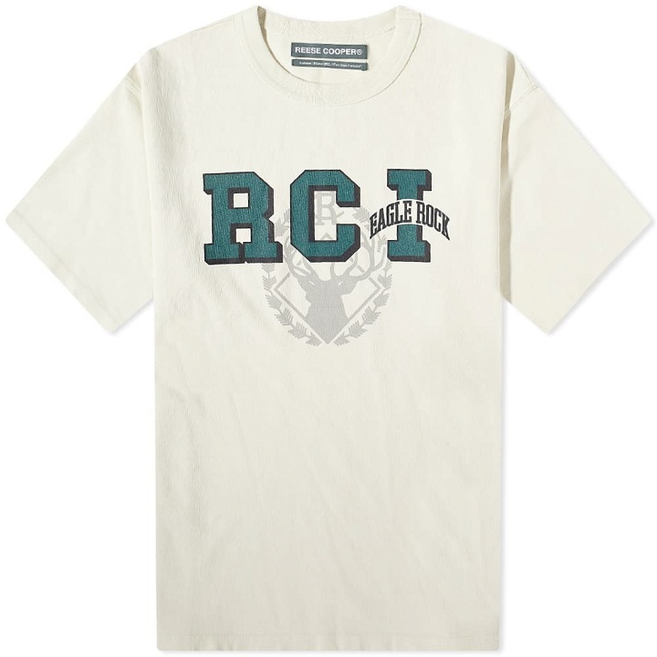 Photo: Reese Cooper Men's Collegiate T-Shirt in Vintage White