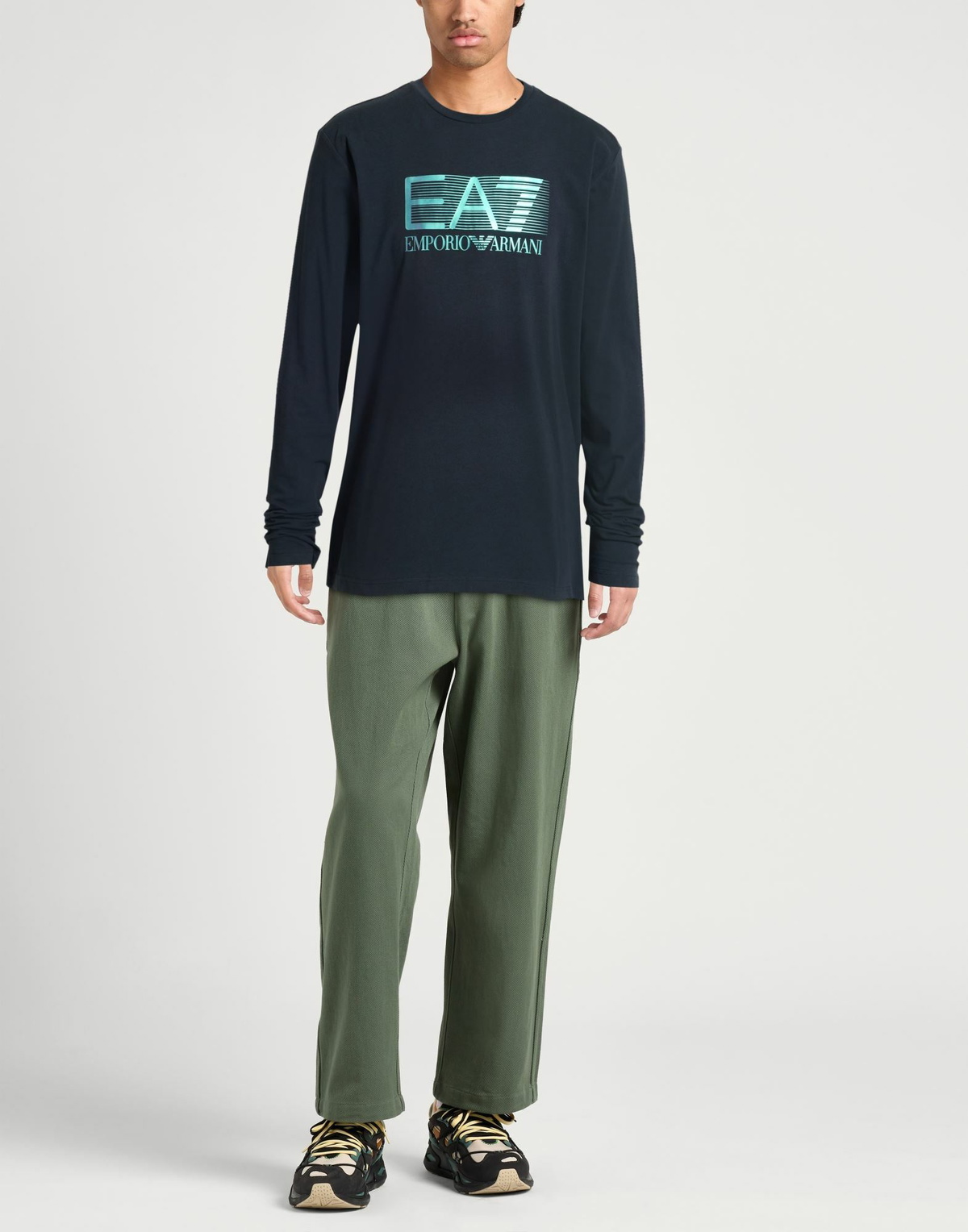 Ea7 Mens T-shirt Midnight in Blue