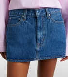 Slvrlake Micro denim miniskirt