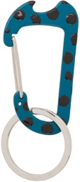 Marni Blue Carabiner Keychain