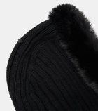 Goldbergh Naomi faux fur-trimmed ski mask
