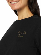 MC2 Saint Barth Woman Heavy Cotton T-shirt With Aprés Ski Queen Embroidery