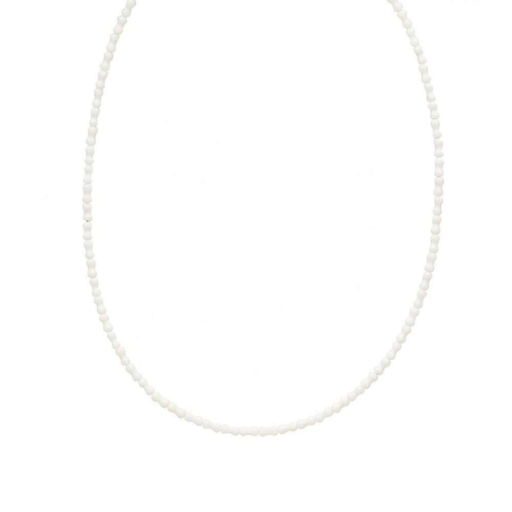 Photo: Timeless Pearly Men's Single Beaded Necklace in White