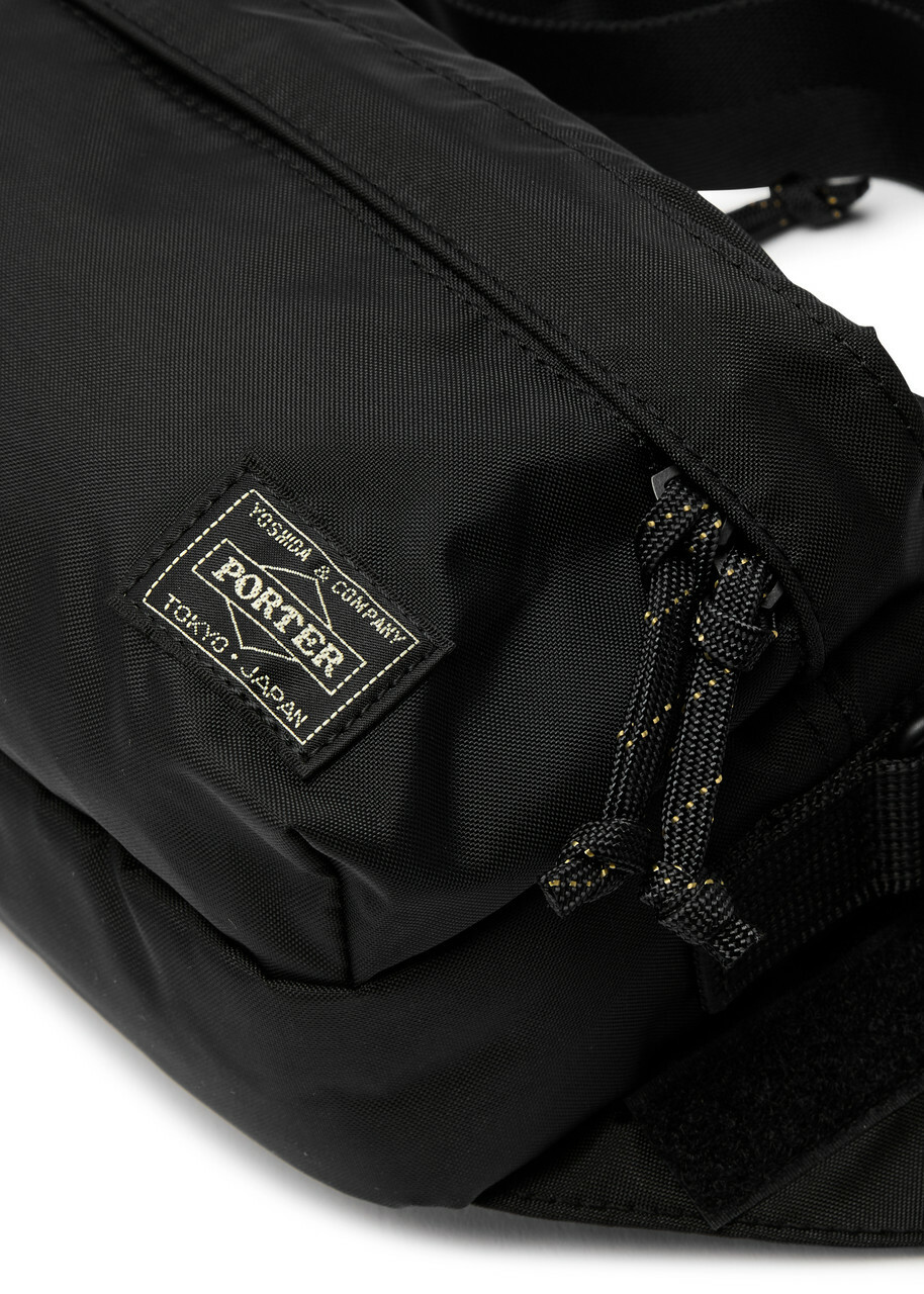 Porter Force 2Way Nylon Belt bag - Black - One Size