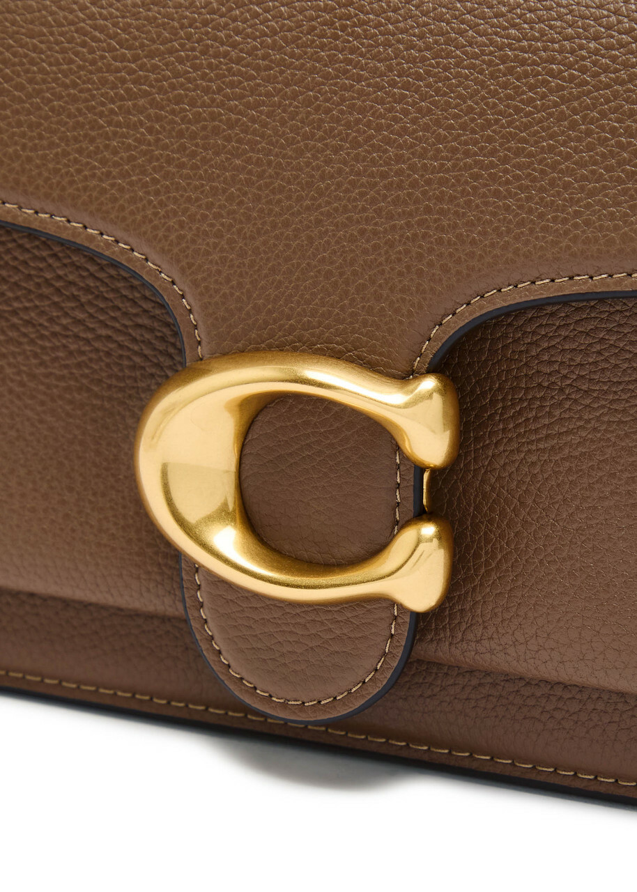 Coach Tabby 26 Grained Leather Shoulder bag - Taupe - One Size