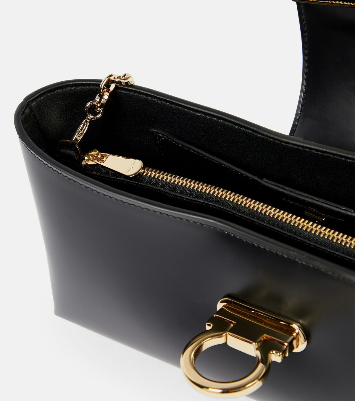 Ferragamo - Trifolio Small leather shoulder bag Salvatore