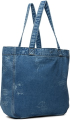 Carhartt Work In Progress Blue Stamp Tote